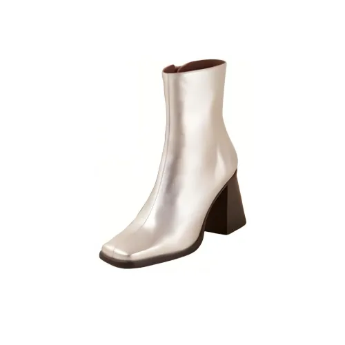 ALOHAS Ankle boots Carol 8cm Women's Silver