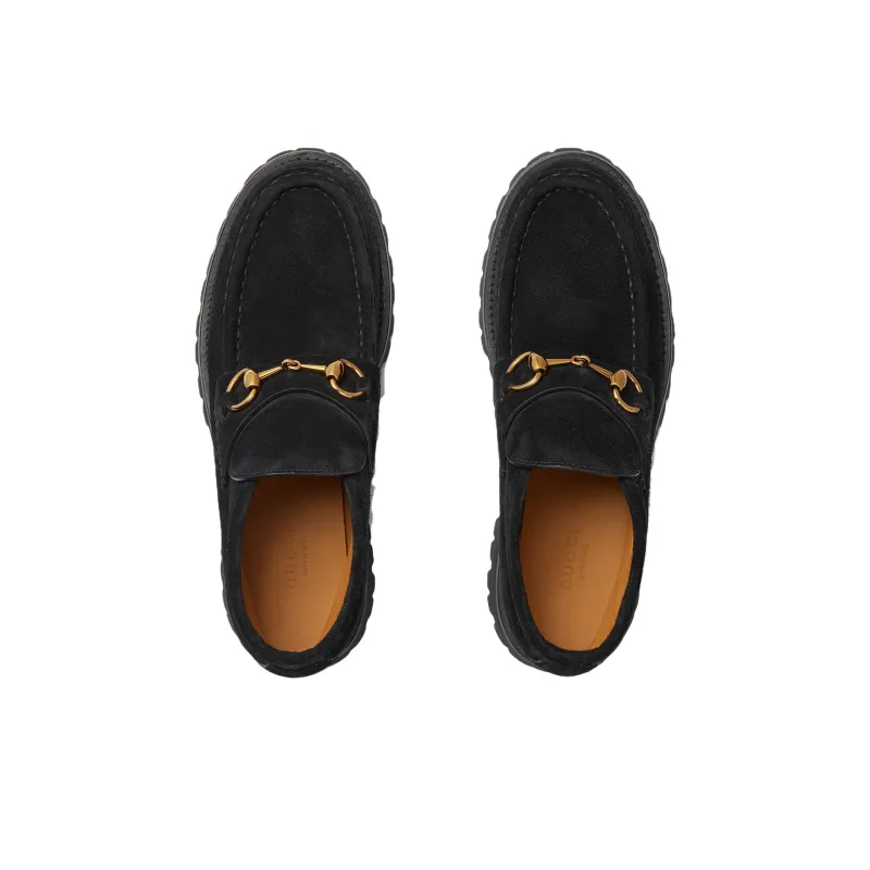 GUCCI Horsebit Ankle Boots Women's Black-3