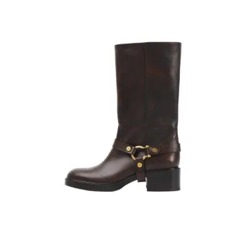 Chloe Dakota Ankle Boots 4cm Women's Brown