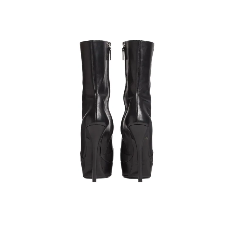 DSQUARED2 120mm Logo debossed Leather Boots Women's-4