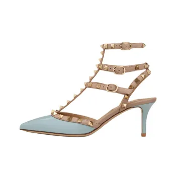 Valentino Garavani Rockstud Pointed Toe Caged Pumps
