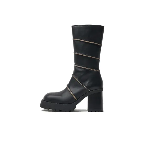 MIISTA Ankle Boots 10cm Women's Black