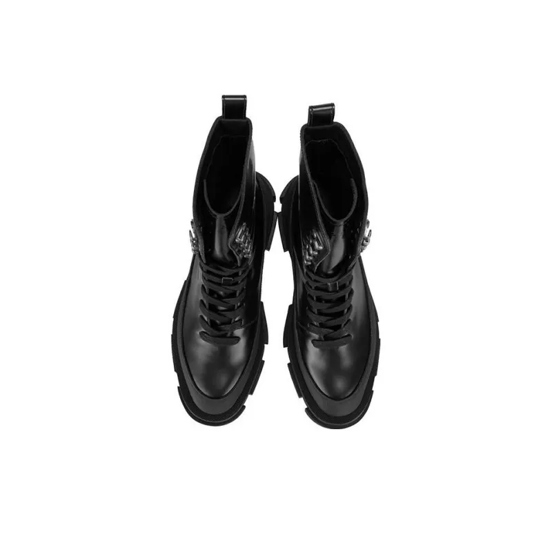Both Ankle Boots Women's Pure Black-4