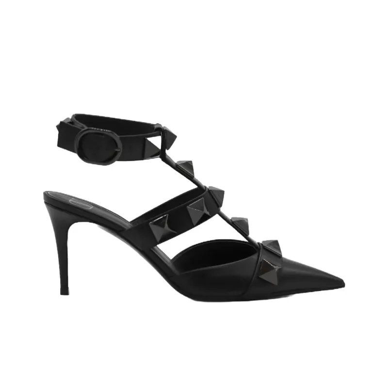 Valentino Garavani Rockstud Pointed-Toe Pumps-1