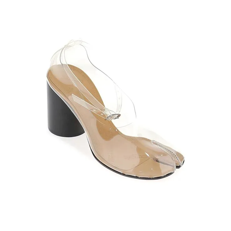 Maison Margiela Tabi 85mm Transparent Pumps-2