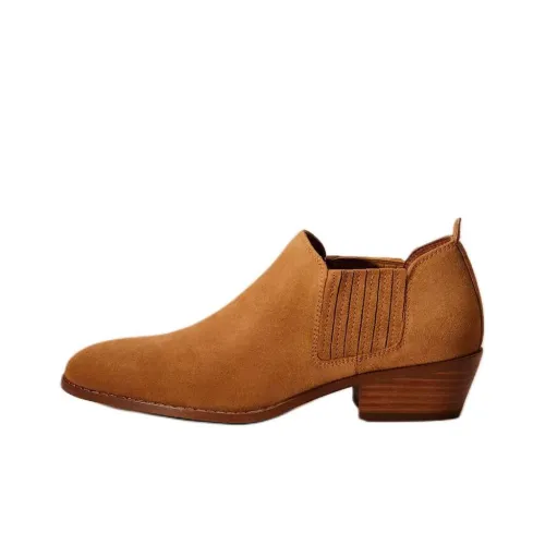 COACH Devin Ankle-Length Chelsea Boots 3.8cm Women's Brown