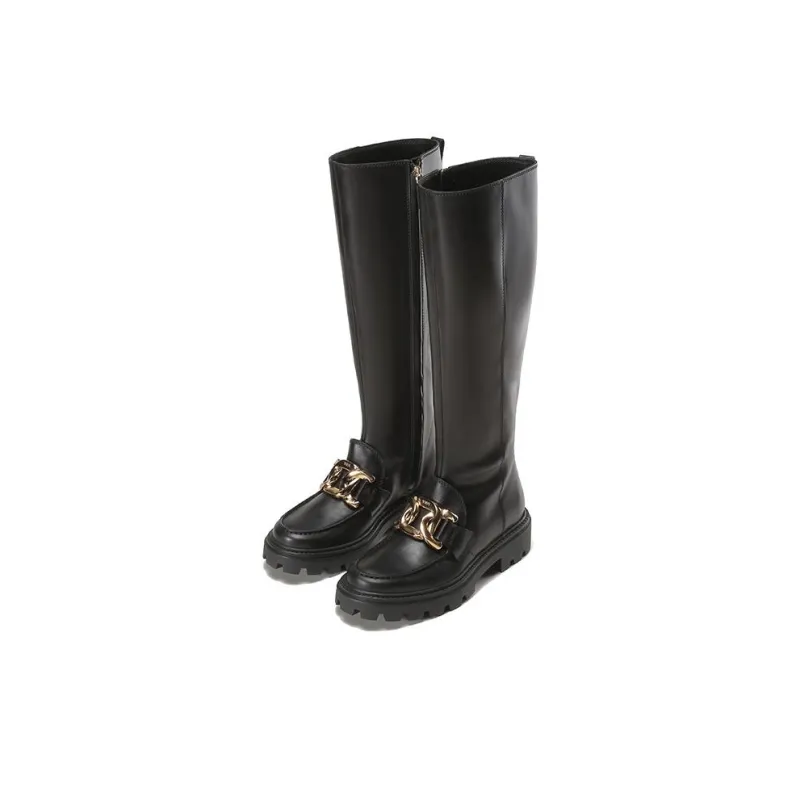 TOD'S Knee high Boots Women's Black-2