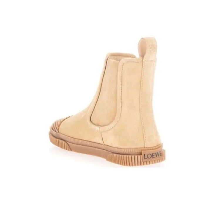 LOEWE Ankle-Length Chelsea Boots Men's Gold-4