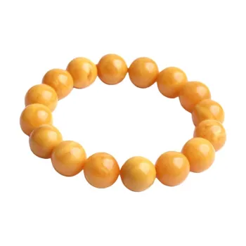 Oushuo Jewelry Amber Beeswax Bracelets Unisex