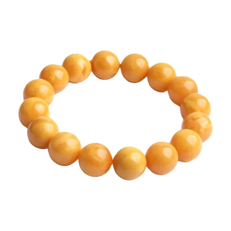 Oushuo Jewelry Amber Beeswax Bracelets Unisex-0