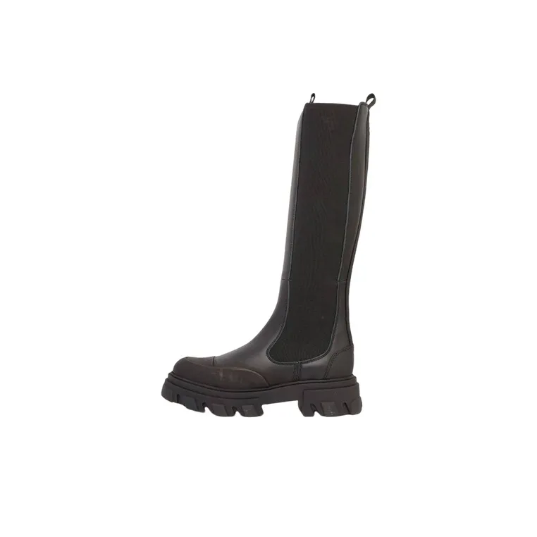 GANNI Knee-high Chunky Chelsea Boots-0