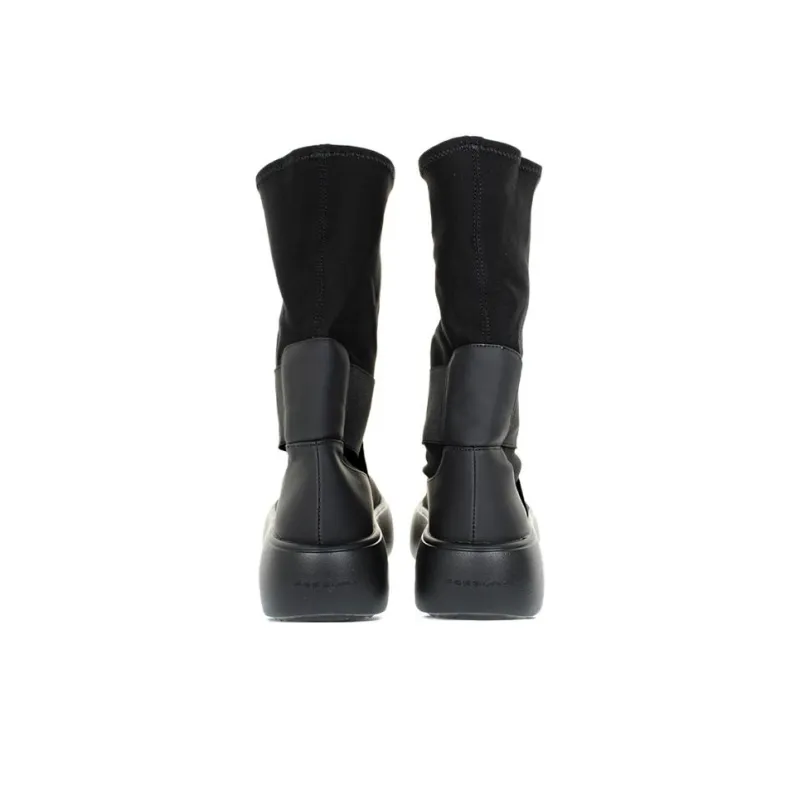 FESSURA Knee-high Boots Women's Cool Black-4