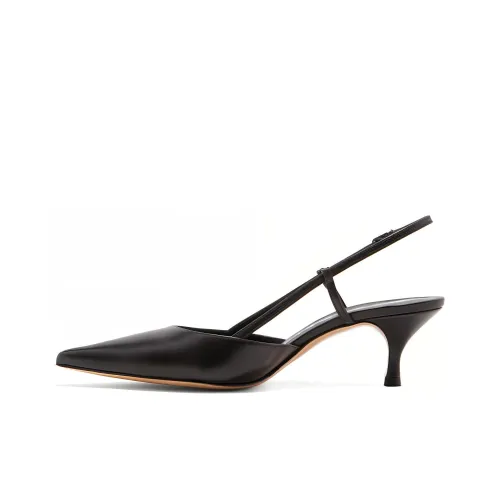 Casadei 65mm Slingback Pointed Leather Pumps