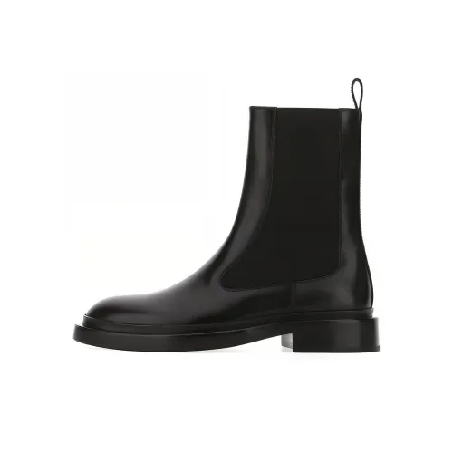 JIL SANDER Short Chelsea Boots Women's Black
