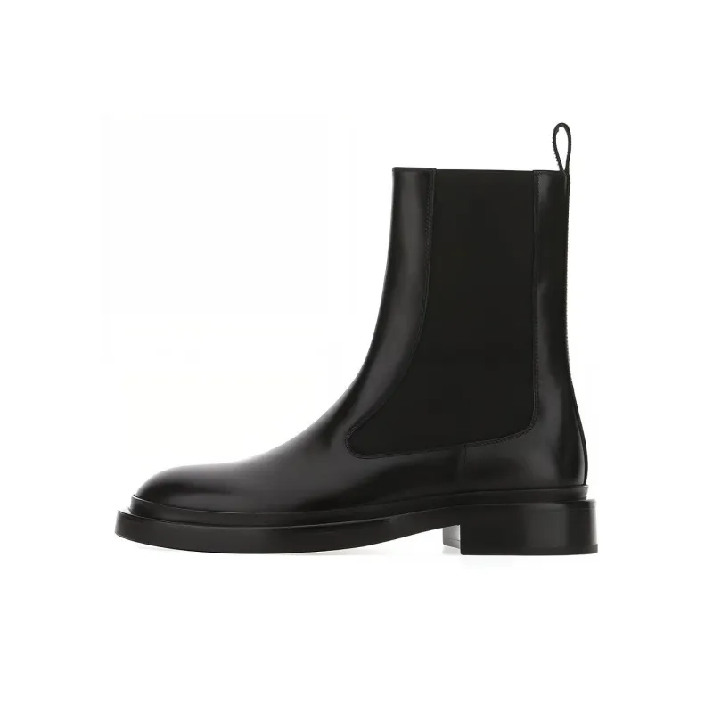 JIL SANDER Short Chelsea Boots Women's Black-0