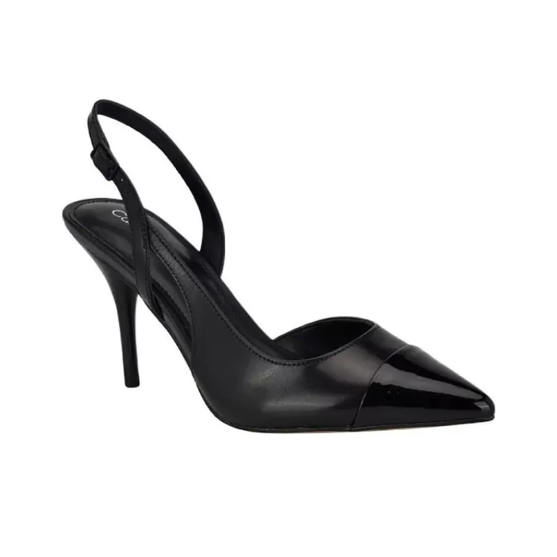 CALVIN KLEIN Corinny Slim Heel High Heels 7cm Women's Black-2