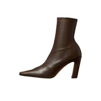 KHAITE Ankle Boots Women's Umber