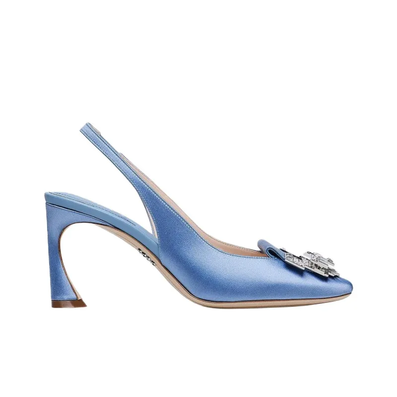 Rodo Esme High Heels 8cm Women's Light Blue-1