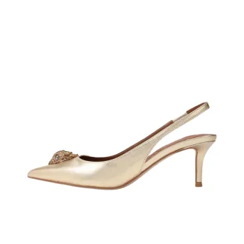 Kurt Geiger London Belgravia Slim Heel High Heels 6cm Women's Gold