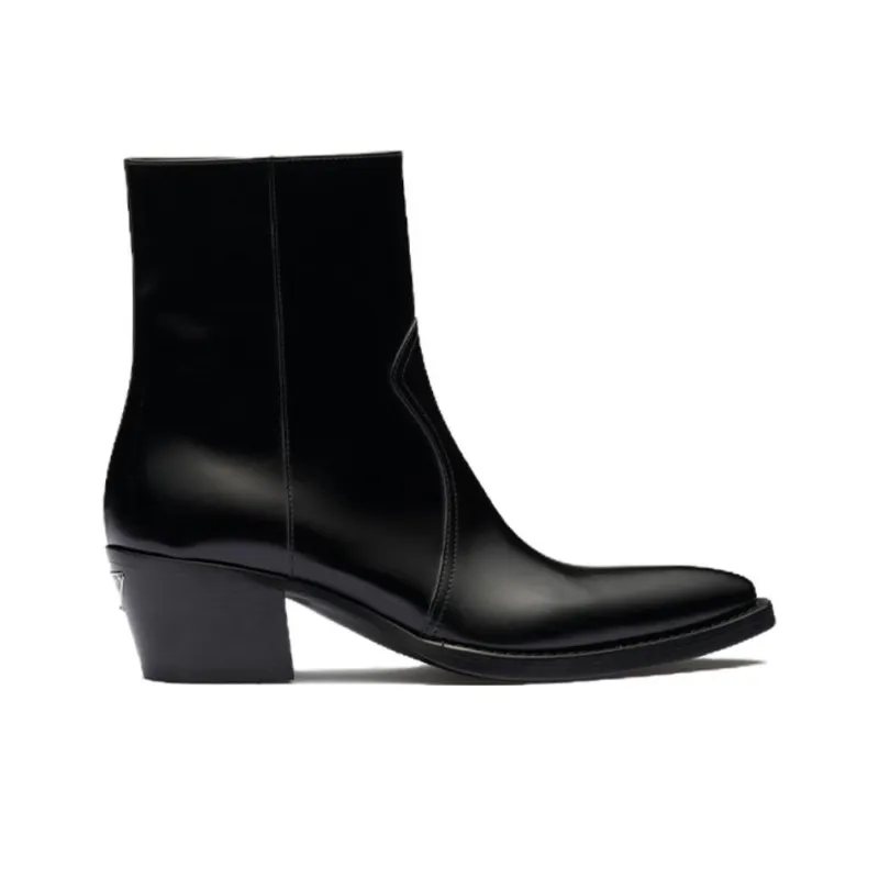 PRADA Ankle Boots Women's Black-1