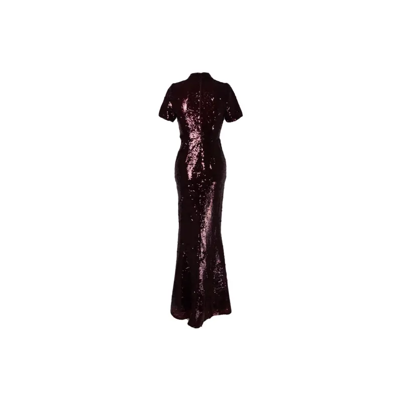 Self-portrait Sequin Maxi Dress-1