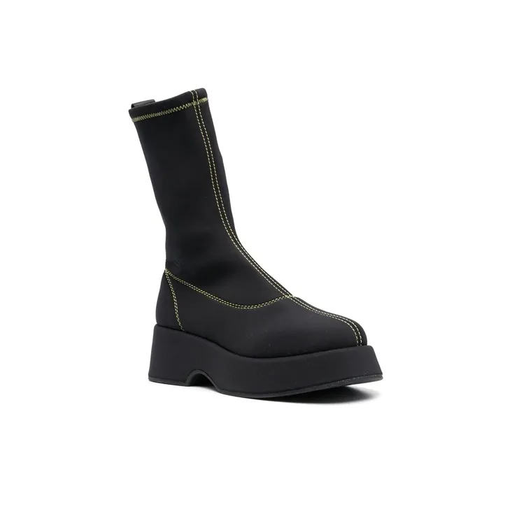 GANNI Retro Flatform Ankle Boots-2