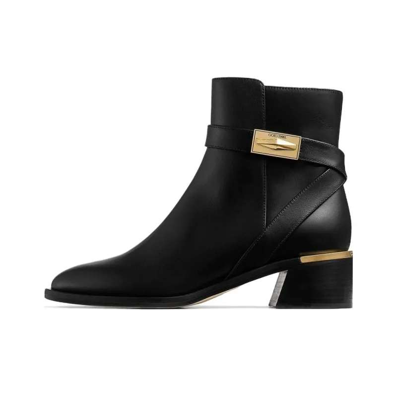 Jimmy Choo Diantha 45mm Leather Ankle Boots-0