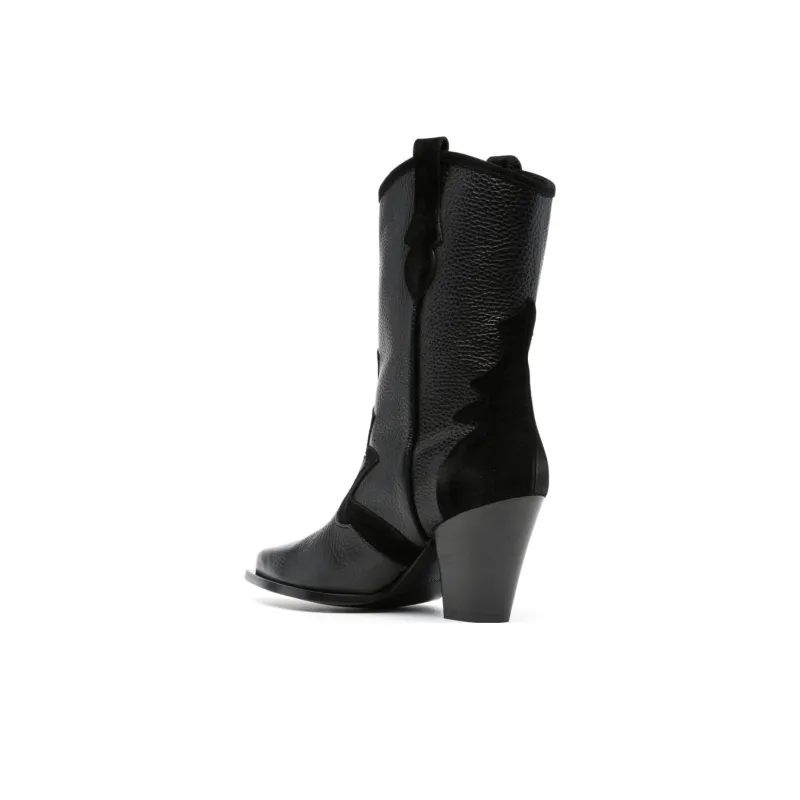 Pollini Texas Flair Ankle Boots Women's Black-2