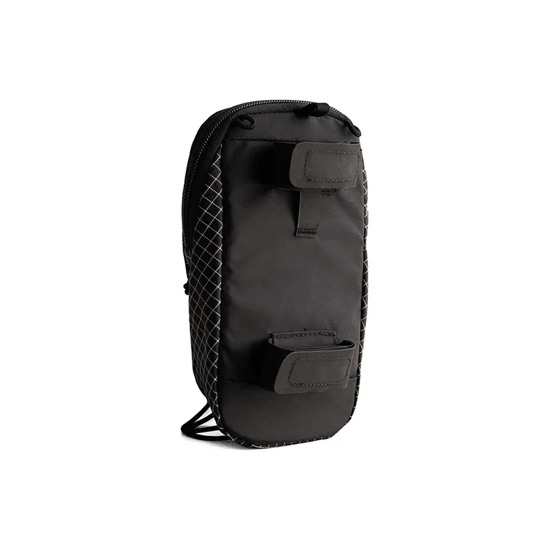 MYBRANDORIGINAL Nylon Cell Phone Pouch Unisex Black Plaid-1
