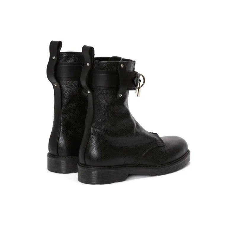 JW Anderson Padlock Combat Boots Women's-3