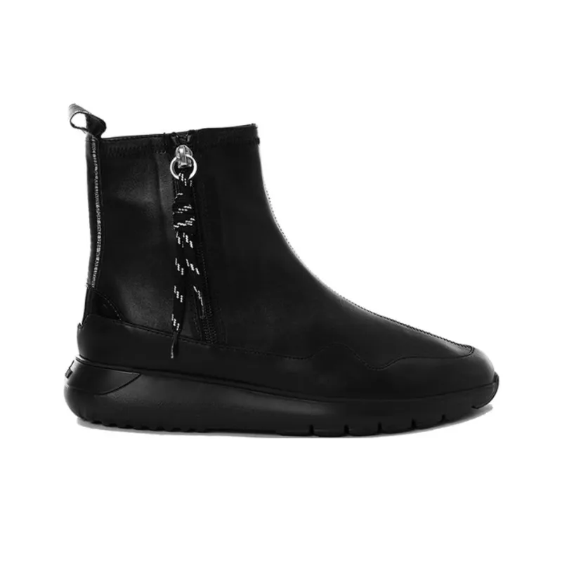 HOGAN ICUBE Ankle Boots Women's Black-1