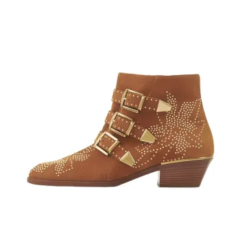 Chloe Susanna Ankle Boots 4cm Women's Brown
