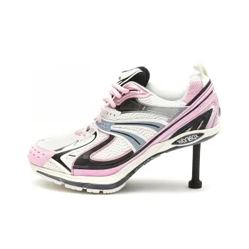 Balenciaga X Pander Sneaker Heels 'White Pink Black' Women's