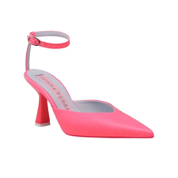CHIARA FERRAGNI Spool Heel High Heels 8cm Women's Pink-1