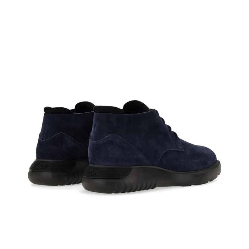 HOGAN Suede Lace-up Boots-2