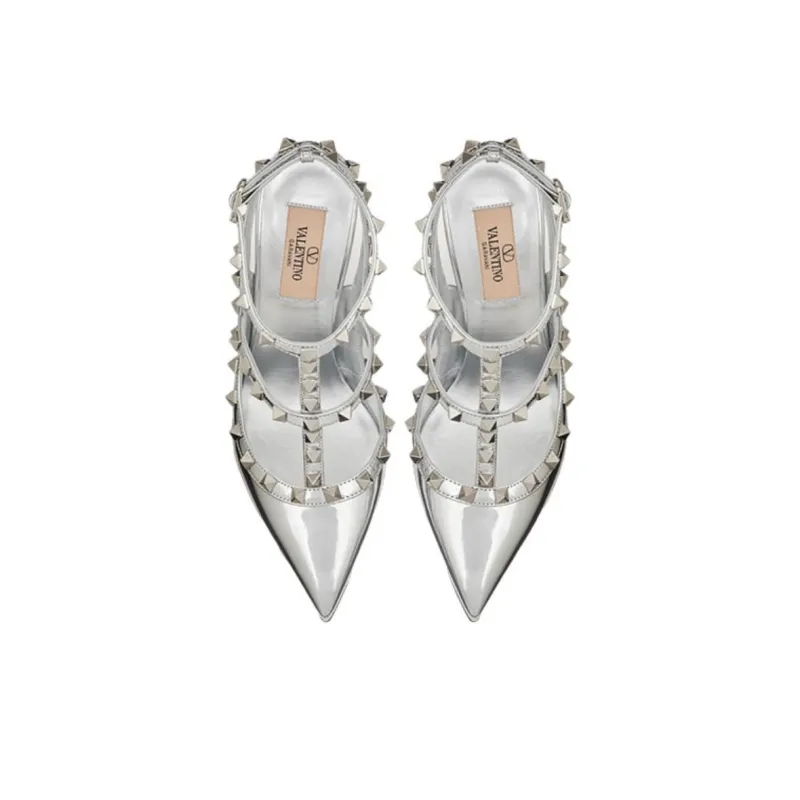 Valentino Garavani Rockstud 100mm Ankle-strap Pumps-3