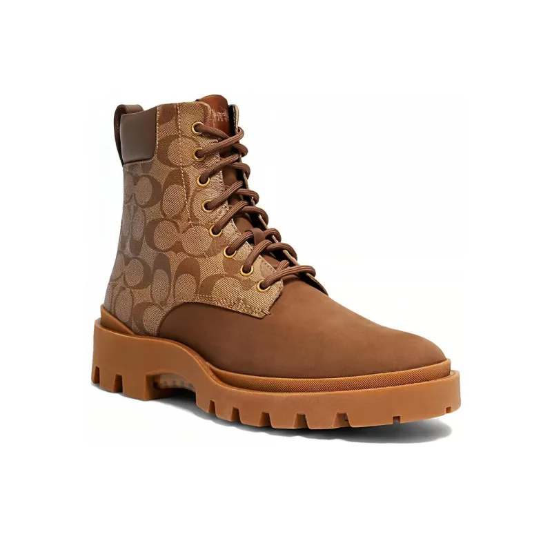 COACH CitySole Ankle Boots Men's Khaki-3