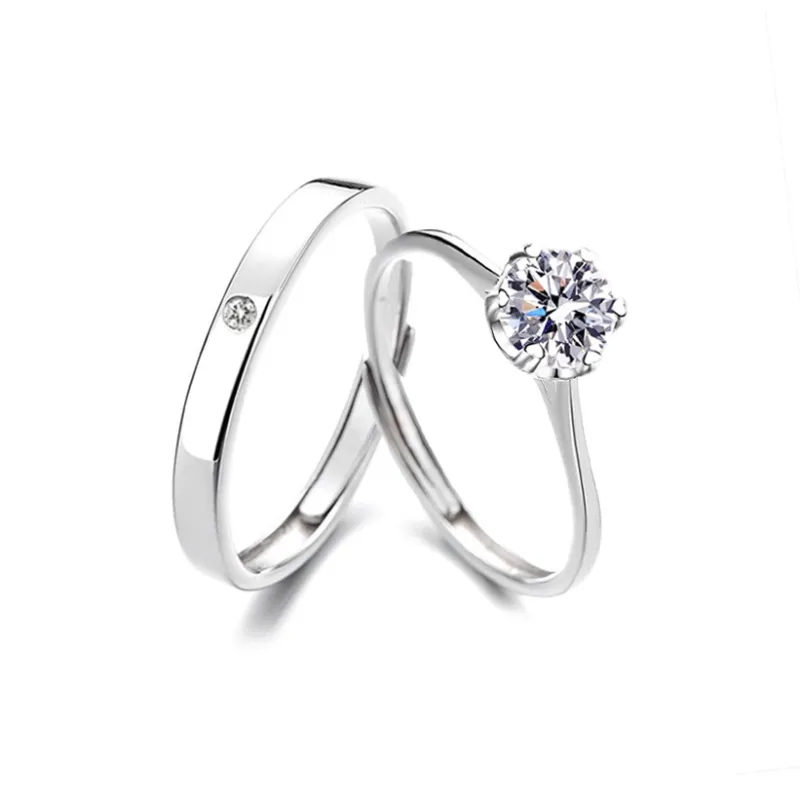 Onakiiko S999 Fine Silver Ring Pair Unisex-0