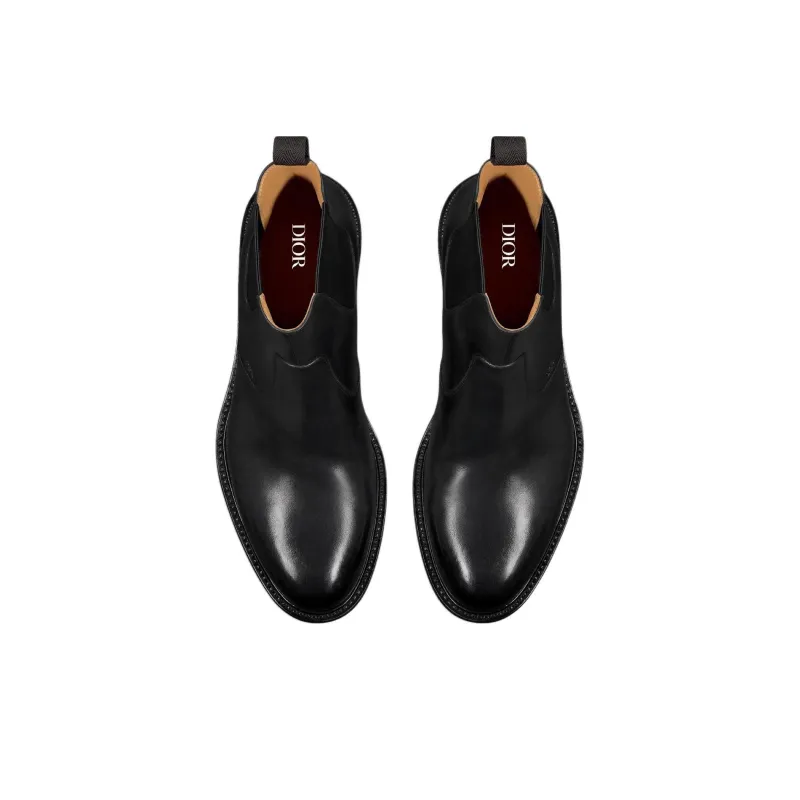 DIOR Embassy Short Chelsea Boots Men's Black-3