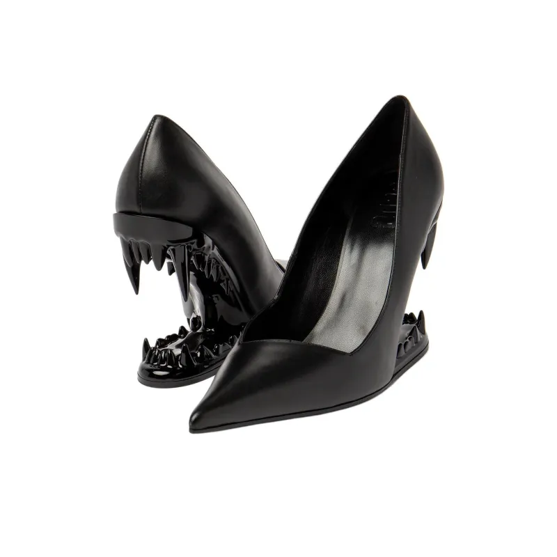 GCDS Morso 110mm Leather Pumps-4