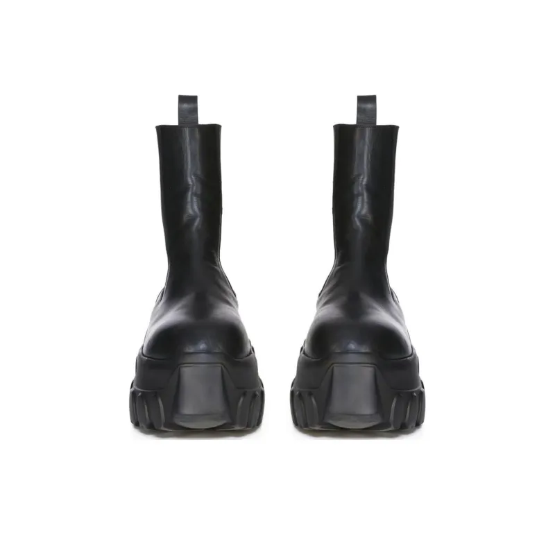 RICK OWENS/RO Short Chelsea Boots Women's Black-2