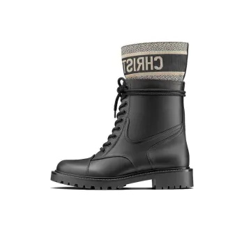 DIOR D-Major Ankle Boots Women's Black
