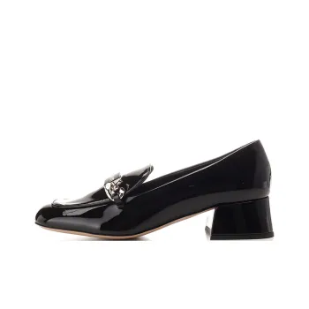 MIU MIU Block Heel High Heels Women's Black