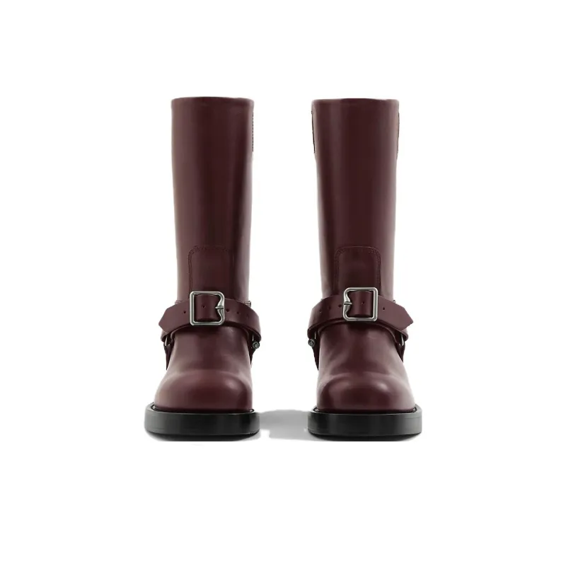 Burberry Knee high Boots Women's Fuchsia-2