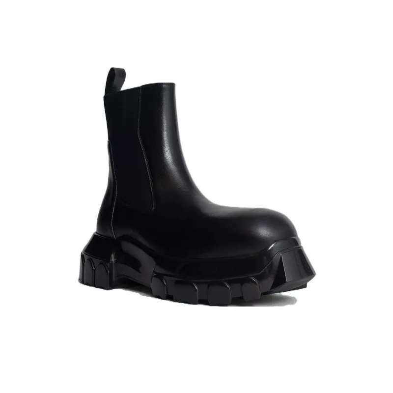 RICK OWENS/RO Beatle Bozo Ankle Boots Women's Black-2