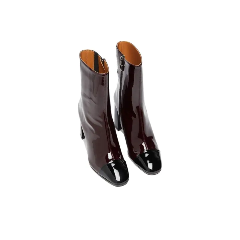 Carel Paris Donna 85mm Leather Ankle Boots-3
