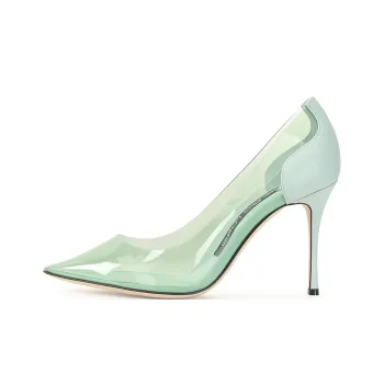 SERGIO ROSSI Slim Heel High Heels 9cm Women's Green
