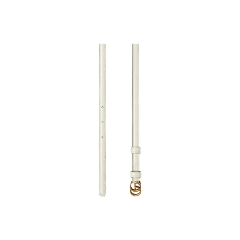 GUCCI Leather Belts Women's Width 1.2CM-4
