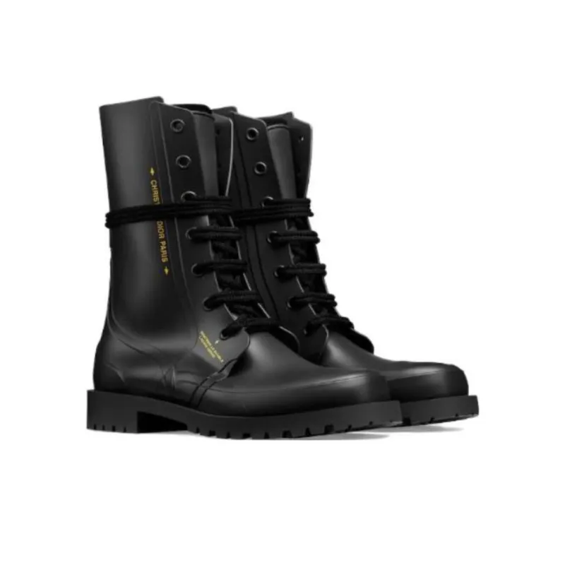 DIOR DiorCamp Ankle Boots Women's Black-6