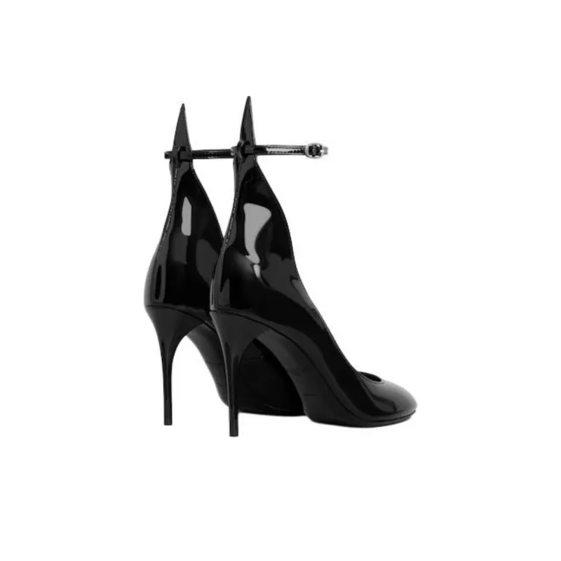 Alaia Decolete Slim Heel High Heels 9cm Women's Black-3